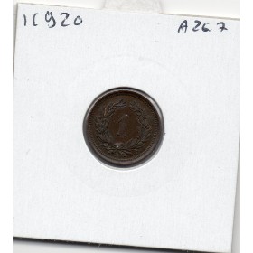 Suisse 1 rappen 1909 Sup-, KM.3