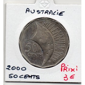 Australie 50 cents 2000 Sup+, KM.488 Millenium