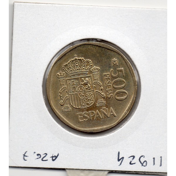 Espagne 500 pesetas 1988 Sup+, KM.831 Juan Carlos et Sofia