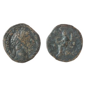 Sesterce de Marc Aurèle (171-172), ric.1033 Rome assise atelier Rome