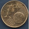 Pièce de 1 centime d'Euro dorée, 2003, Grèce