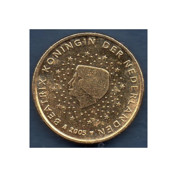 Pièce de 1 centime d'Euro dorée, 2005, Pays-Bas