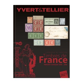 Yvert et Tellier Tome 1 France 2027 catalogue timbres Argus de cotation