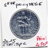 Polynésie Française 5 Francs 2015 Spl