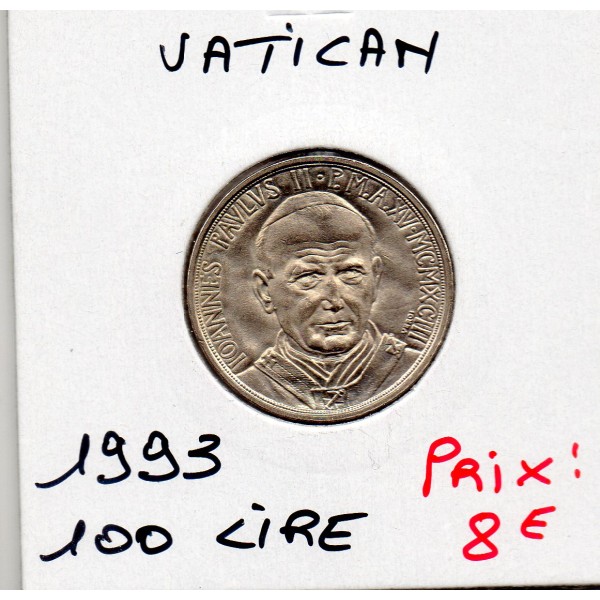 Vatican, 100 lire 1993 Spl, KM.247 Jean Paul II
