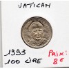 Vatican, 100 lire 1993 Spl, KM.247 Jean Paul II