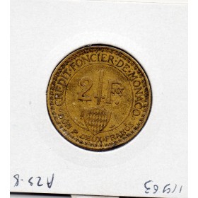 Monaco 2 francs 1926 TTB-, Gad.130 crédit Foncier