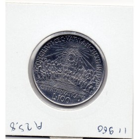 Vatican 100 lire 1962 Spl, KM.73 Conseil du Vatican II Jean XXIII
