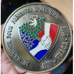 Médaille 50 ans FNACA des anciens d'Algérie, Maroc et Tunisie 2008
