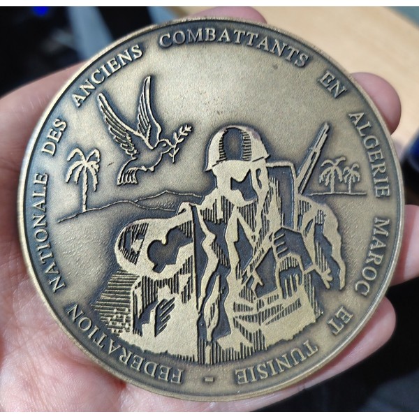 Médaille 30 ans cessez le feu FNACA 1992