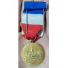Medaille vermeil Honneur et travail 1996 avec ruban et rosette