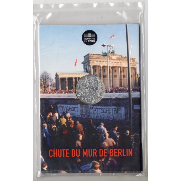 Pièce 10 euros 2019 Chute du mur de Berlin