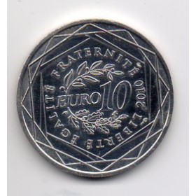 Pièce 10 euros 2010 Bourgogne série des régions
