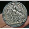 Médaille Saint Hubert Club de france 1907 gendarme argent
