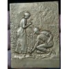 Plaque Médaille Société horticulture Puy de dome 1912 argent