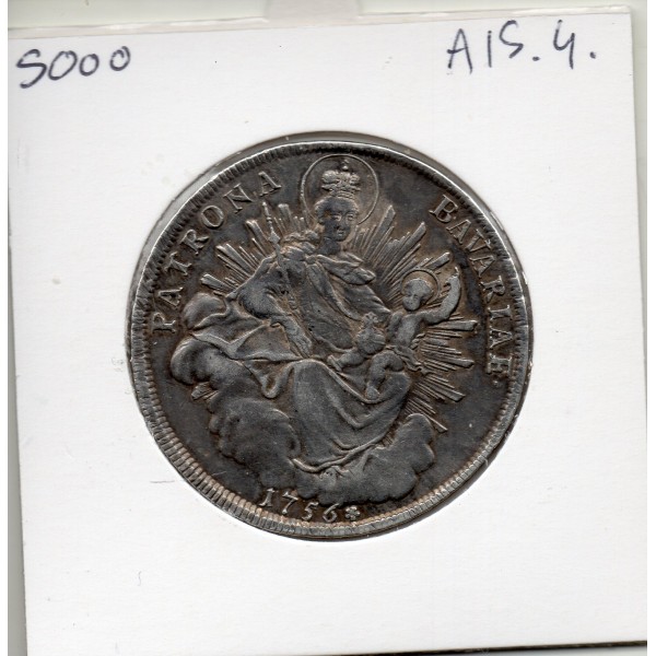 Bavière Bayern Thaler 1756 Sup- KM.500 Maximilian III Joseph