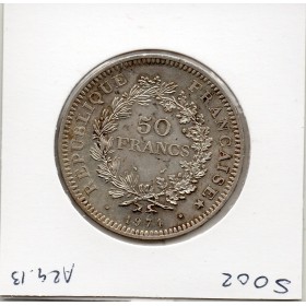 50 francs Hercules Avers 20 francs 1974 Sup+ Hybride