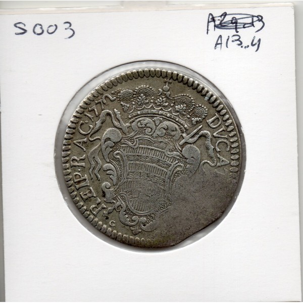 République de Raguse Tallero 1772 TTB, KM.18 recteur