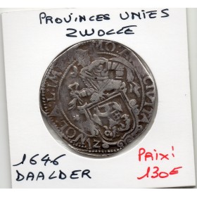Provinces Unies Zwolle Daalder Leeuwendaalder 1646 TTB, KM.38