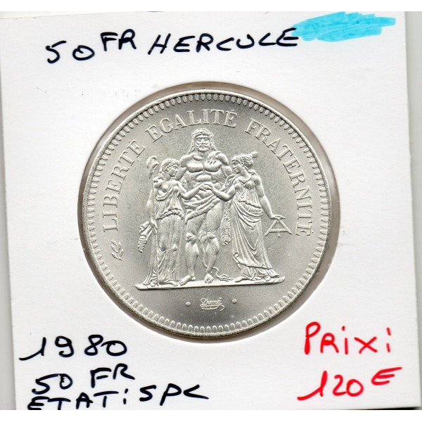 50 francs Hercules 1980 Spl provenant de BU