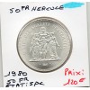 50 francs Hercules 1980 Spl provenant de BU