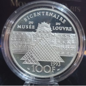 100 francs Argent, BE, 1993, La Liberté guidant le peuple
