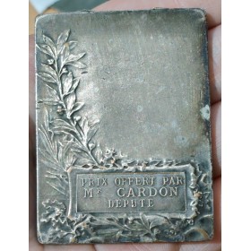Plaque Médaille GLORIA par Rasummy en bronze