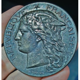Médaille Ministère du commerce 1885 argent Ponscarme