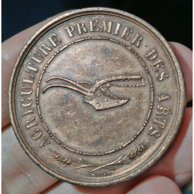 Médaille Concours agricole St Amand du Cher, 1866 Caqué