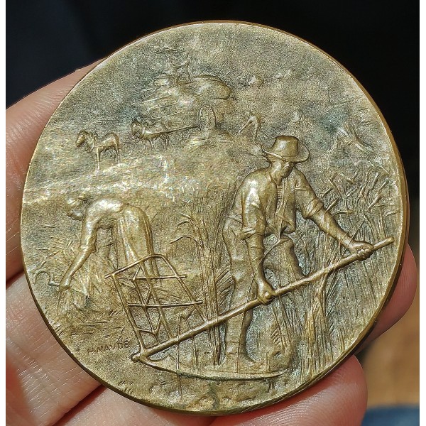 Médaille Anonyme agriculture et paysans, Naudé et Bertrand