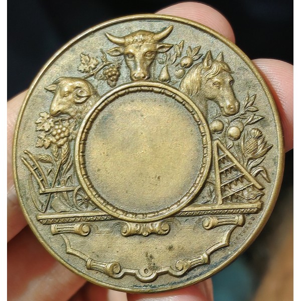 Médaille Anonyme agriculture et paysans, Naudé et Bertrand