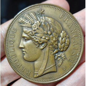 Médaille Exposition universelle, Trocadero 1878 Alphée dubois