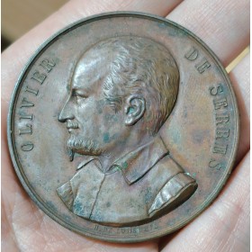 Médaille Olivier de Serres 1864 De Longueil