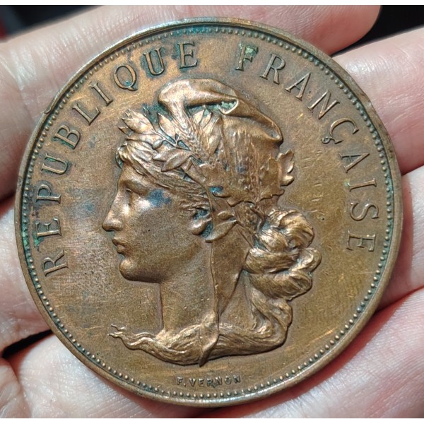 Médaille Concours agricole et industriel du cambodge 1905 Vernon
