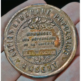 Médaille Ambert, Expulsion des Dames Ursulines 1904