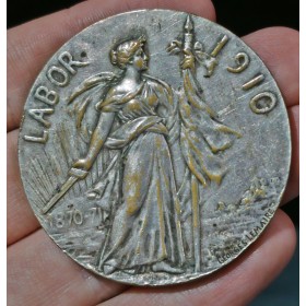 Médaille Labor 1910 Progrès et Gloire - Georges Lemaire