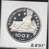 100 francs/15 écus Descartes 1991 BE, France pièce de monnaie