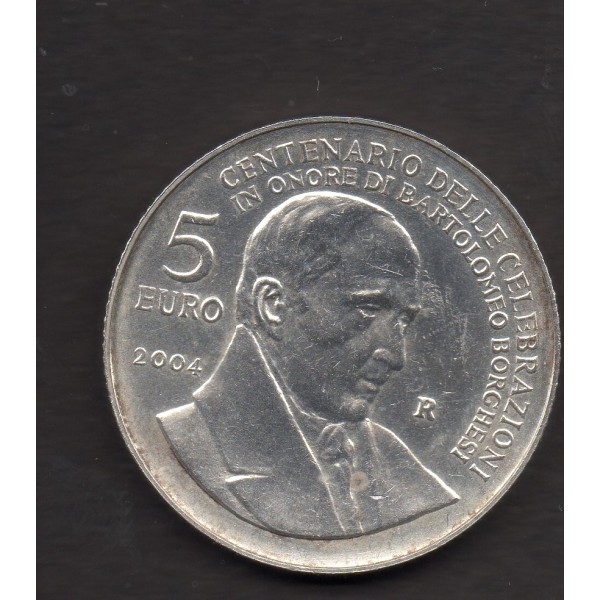 Pièce 5 euros BU Saint-Marin 2004, Borghesi