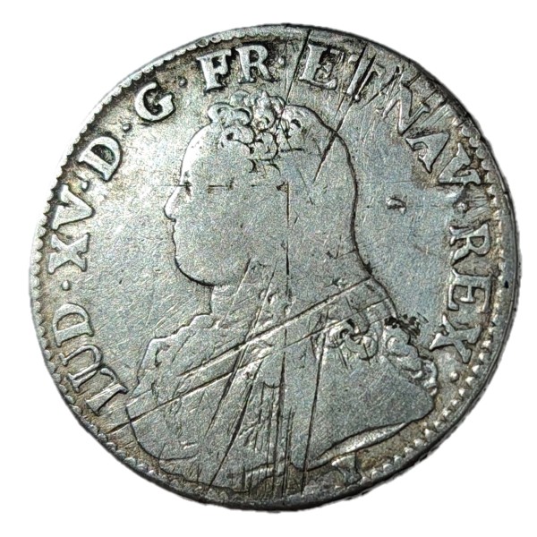 Ecu aux branches d'Olivier 1730 9 Rennes TB Louis XV