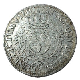 Ecu aux branches d'Olivier 1730 9 Rennes TB Louis XV