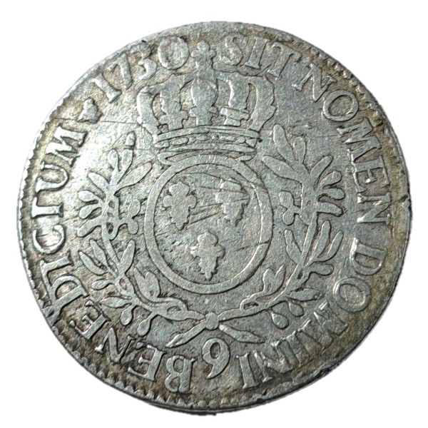 Ecu aux branches d'Olivier 1730 9 Rennes TB Louis XV
