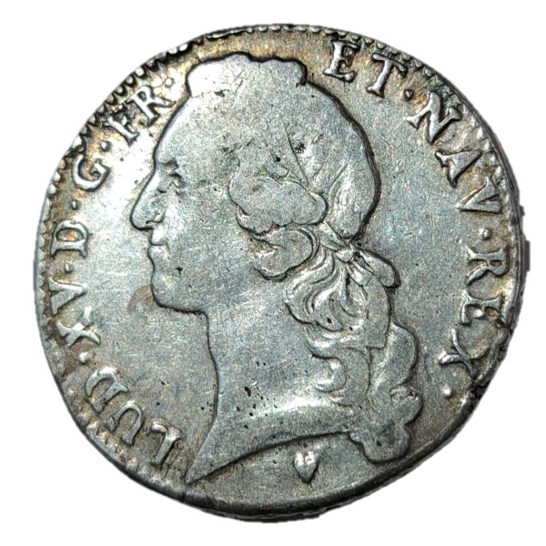 Ecu au Bandeau 1767 & Aix TB+ Louis XV