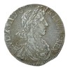 1/2 Ecu au buste juvénile 1660 L Bayonne TTB- Louis XIV