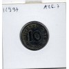 Allemagne 10 reichspfennig 1942 A, TTB KM.101 Berlin