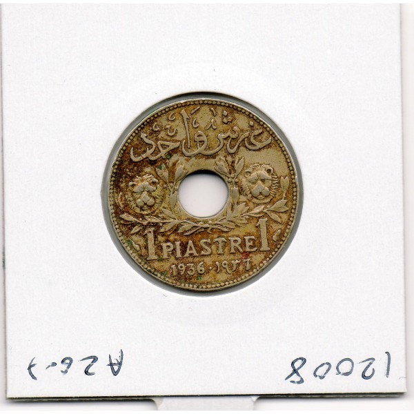 Grand Liban 1 piastre 1936 TTB, Lec.13