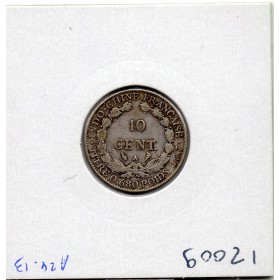 Indochine 10 cents 1922 TTB, Lec.163