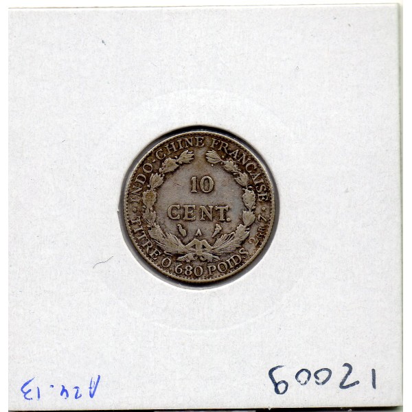 Indochine 10 cents 1922 TTB, Lec.163
