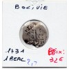 Bolivie Potosi 1 real 1731 B, KM.28a Felipe V