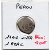 Pérou 1 real 1744 B+ Lima, KM.31a Philippe V