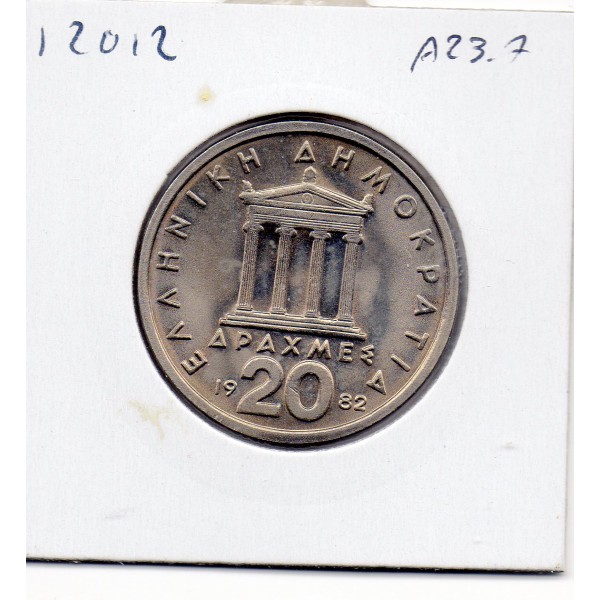 Grece 20 Drachmai 1982 Spl, KM.120 Pericles